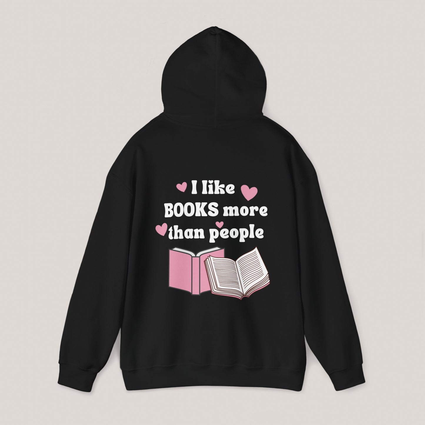 I Like Books Unisex Hooded Sweatshirt