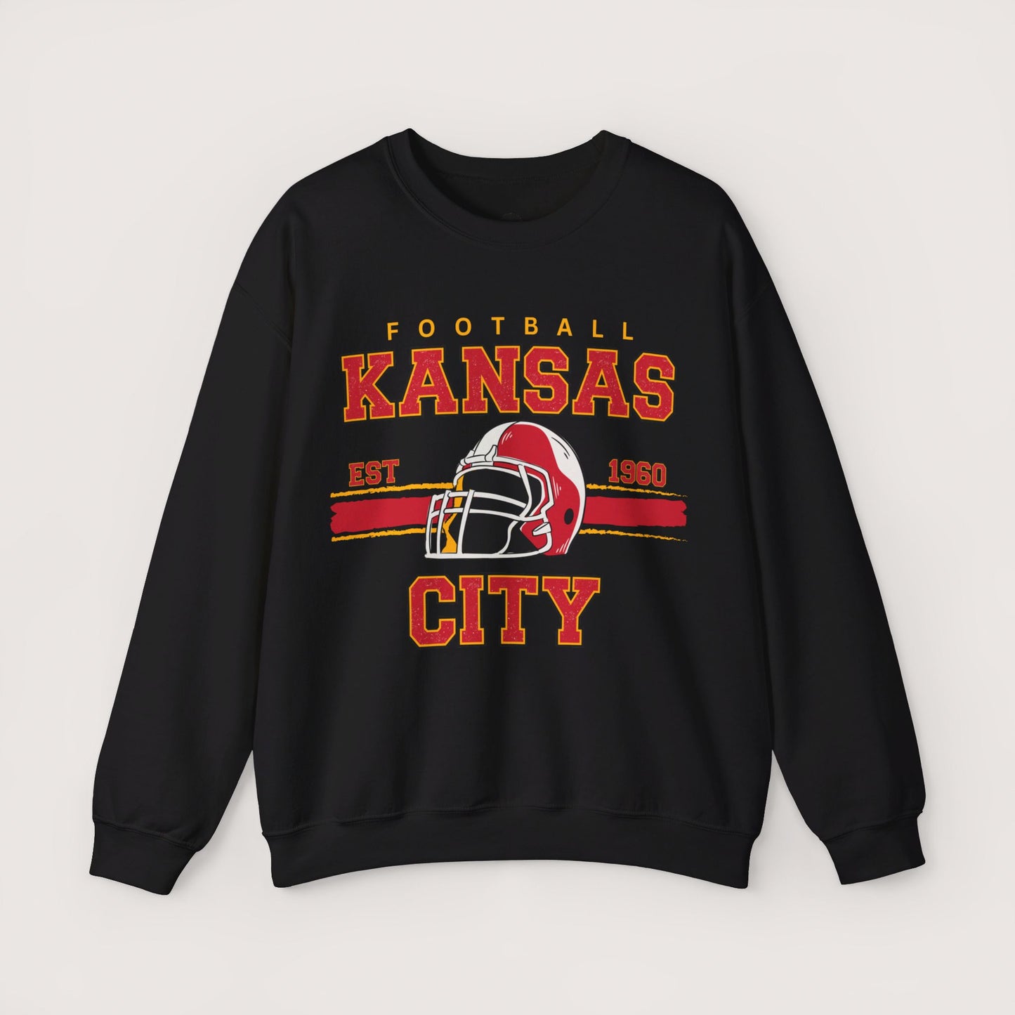 Vintage Kansas City Football Crewneck Sweatshirt