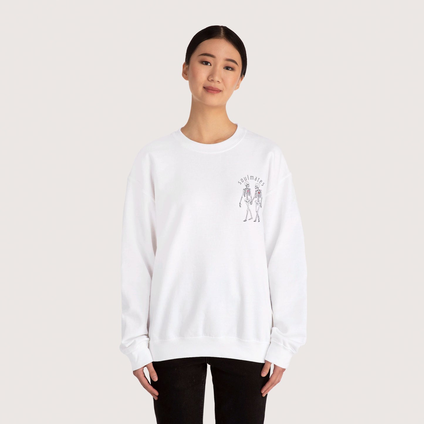 Soulmates Skeleton Crewneck Sweatshirt