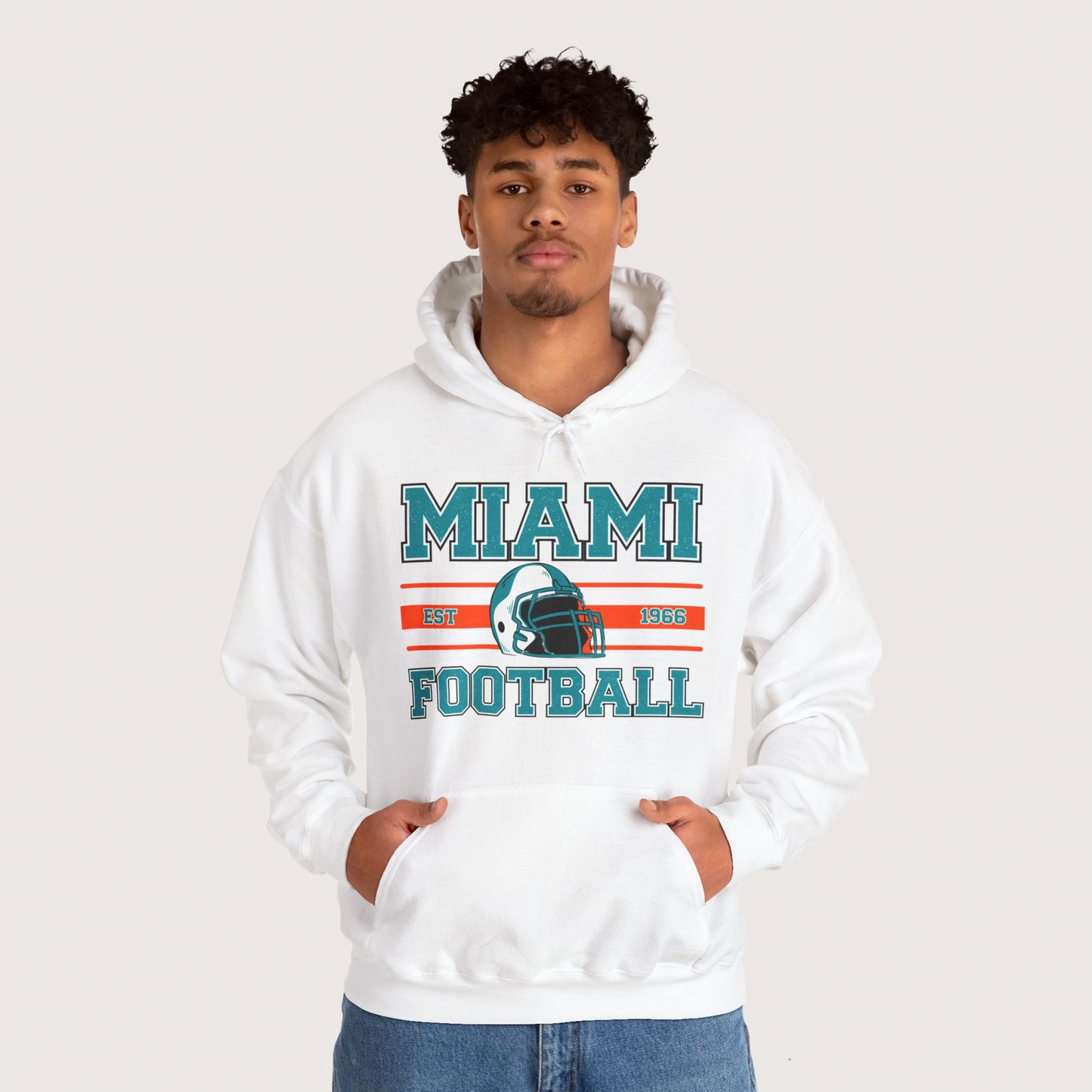 Miami Football Hooded Sweatshirt