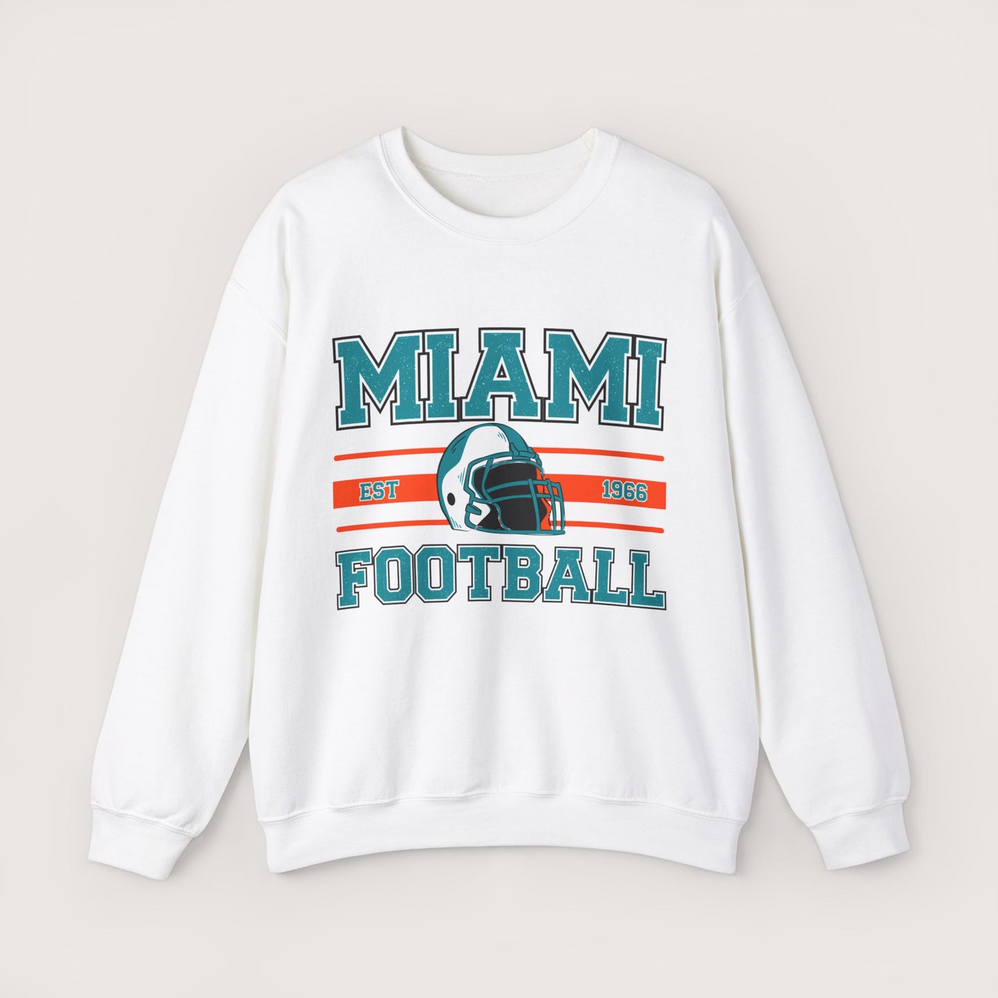 Miami Football Crewneck Sweatshirt