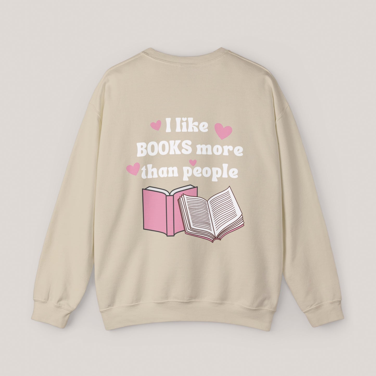 I Like Books Unisex Crewneck Sweatshirt