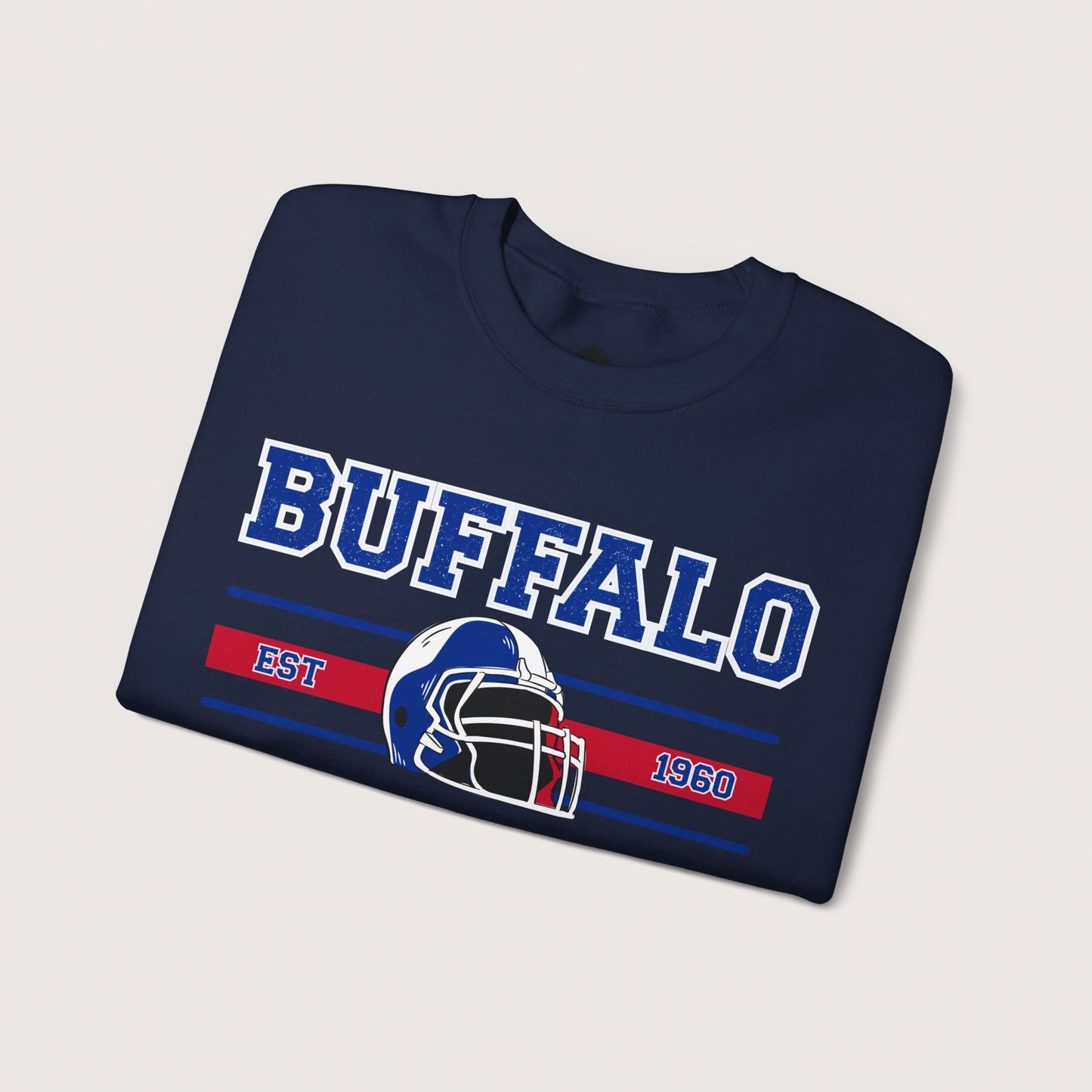 Vintage Buffalo Football Crewneck Sweatshirt