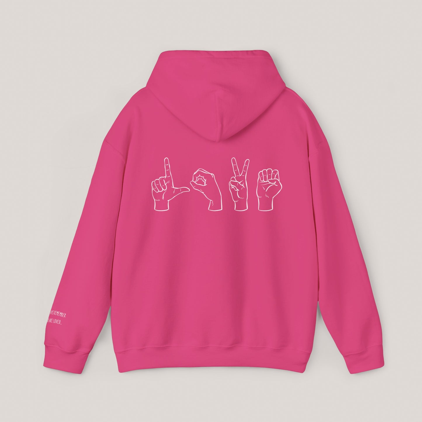 Love Unisex Hooded Sweatshirt