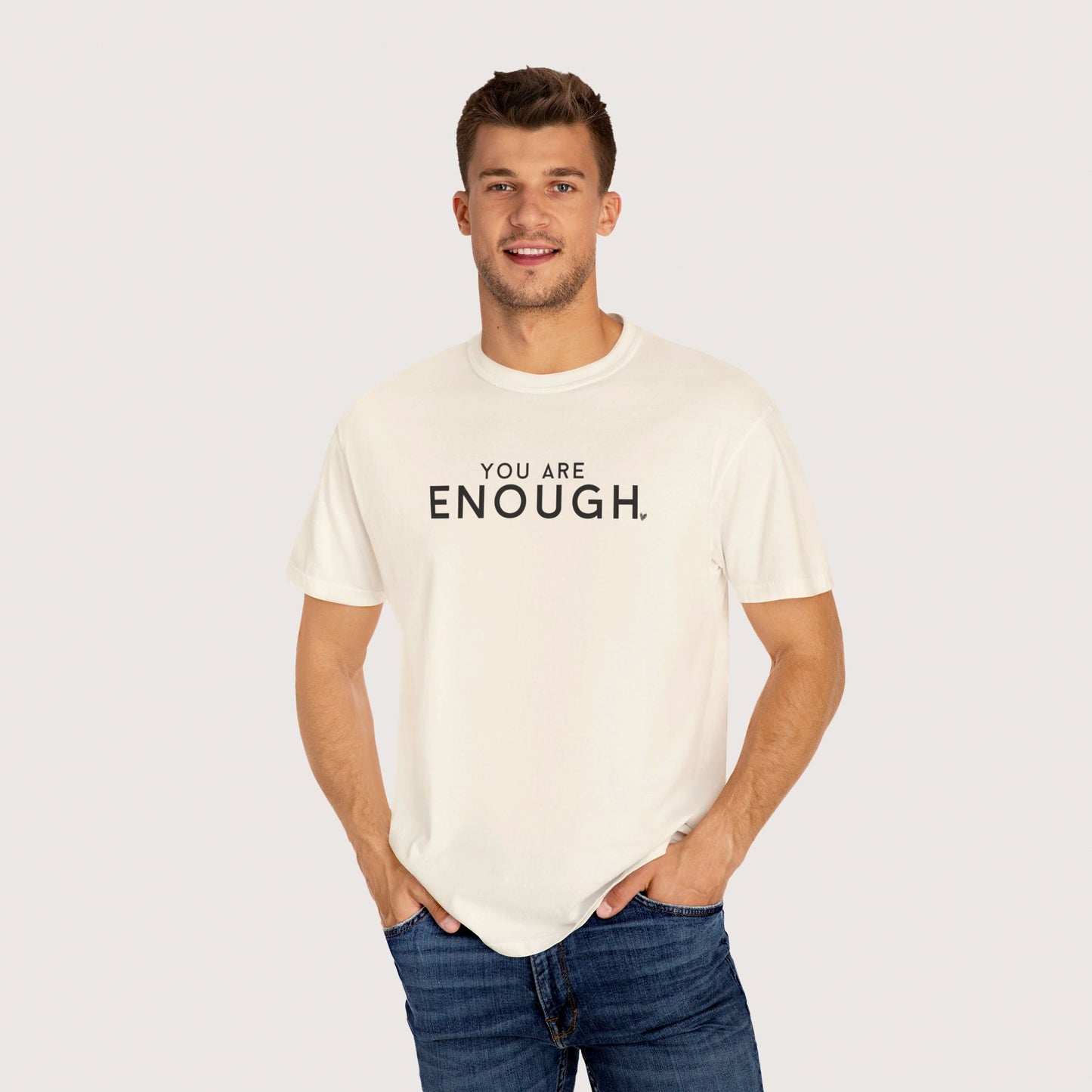 Enough Unisex Garment-Dyed T-shirt