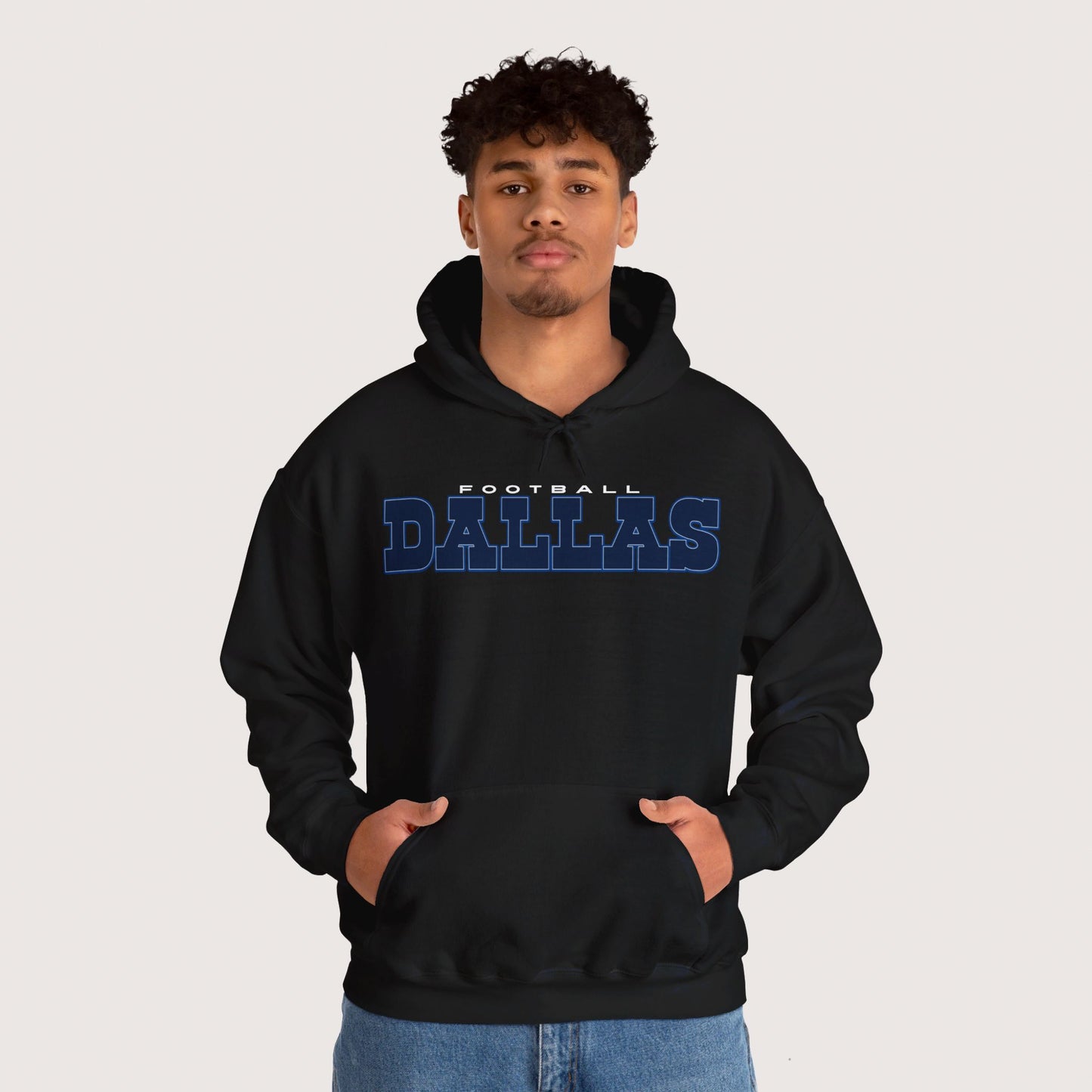 Vintage Dallas Hooded Sweatshirt