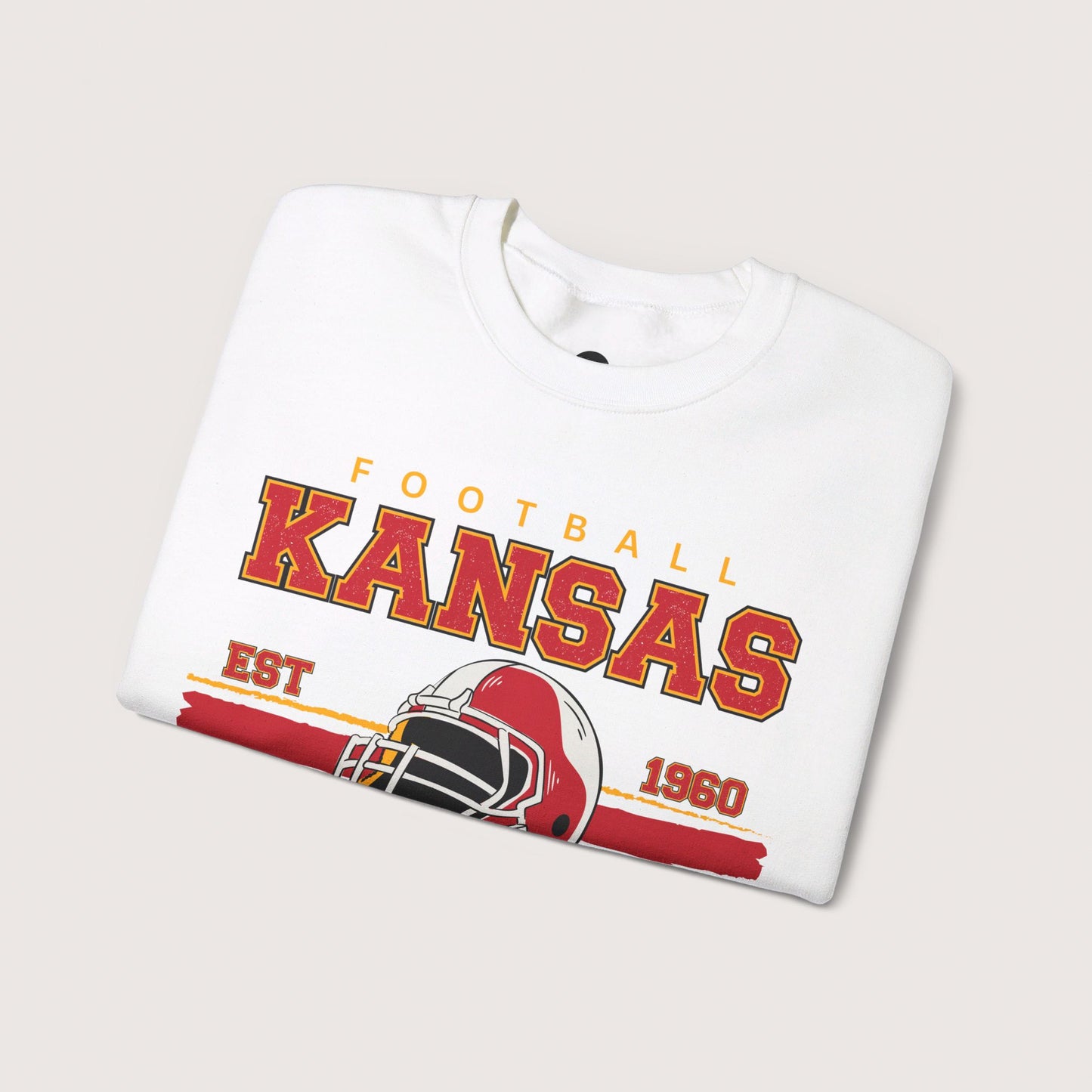 Vintage Kansas City Football Crewneck Sweatshirt