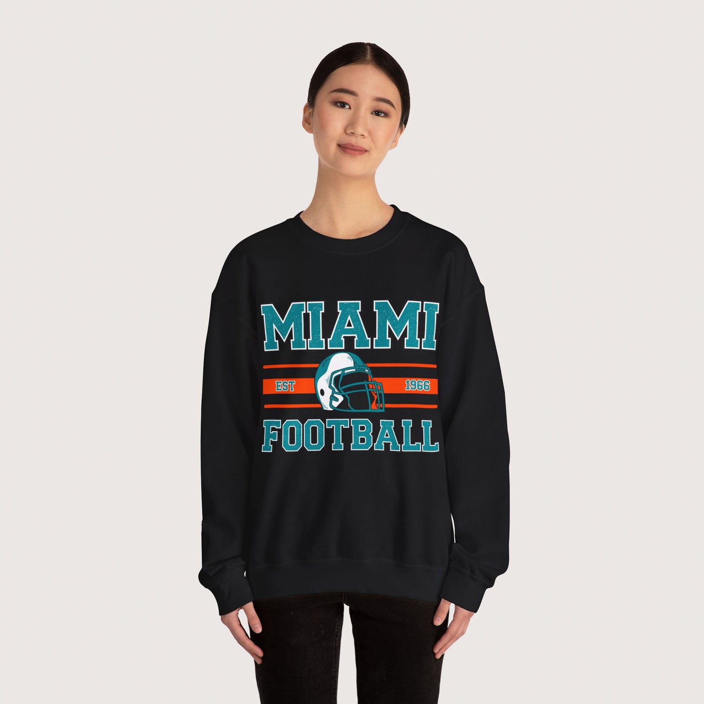 Miami Football Crewneck Sweatshirt