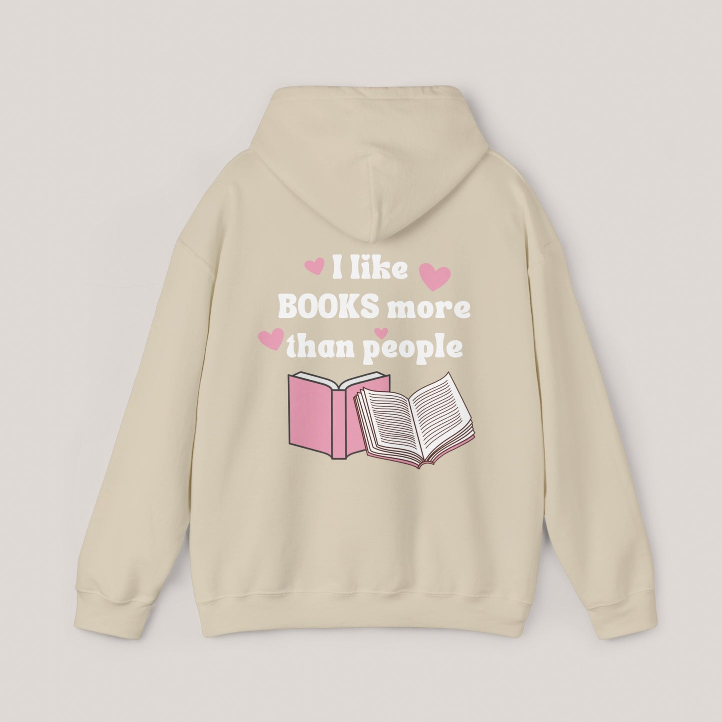 I Like Books Unisex Hooded Sweatshirt