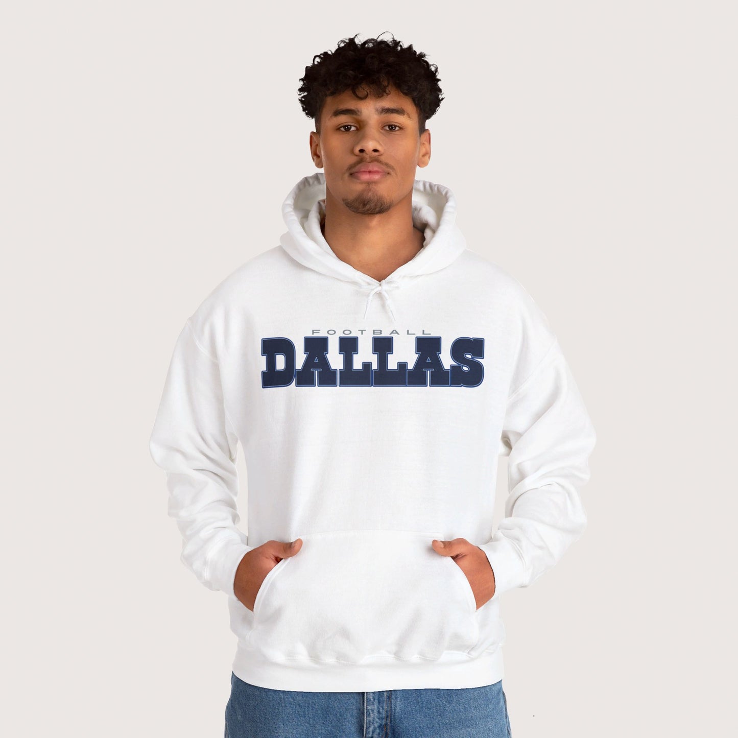 Vintage Dallas Hooded Sweatshirt