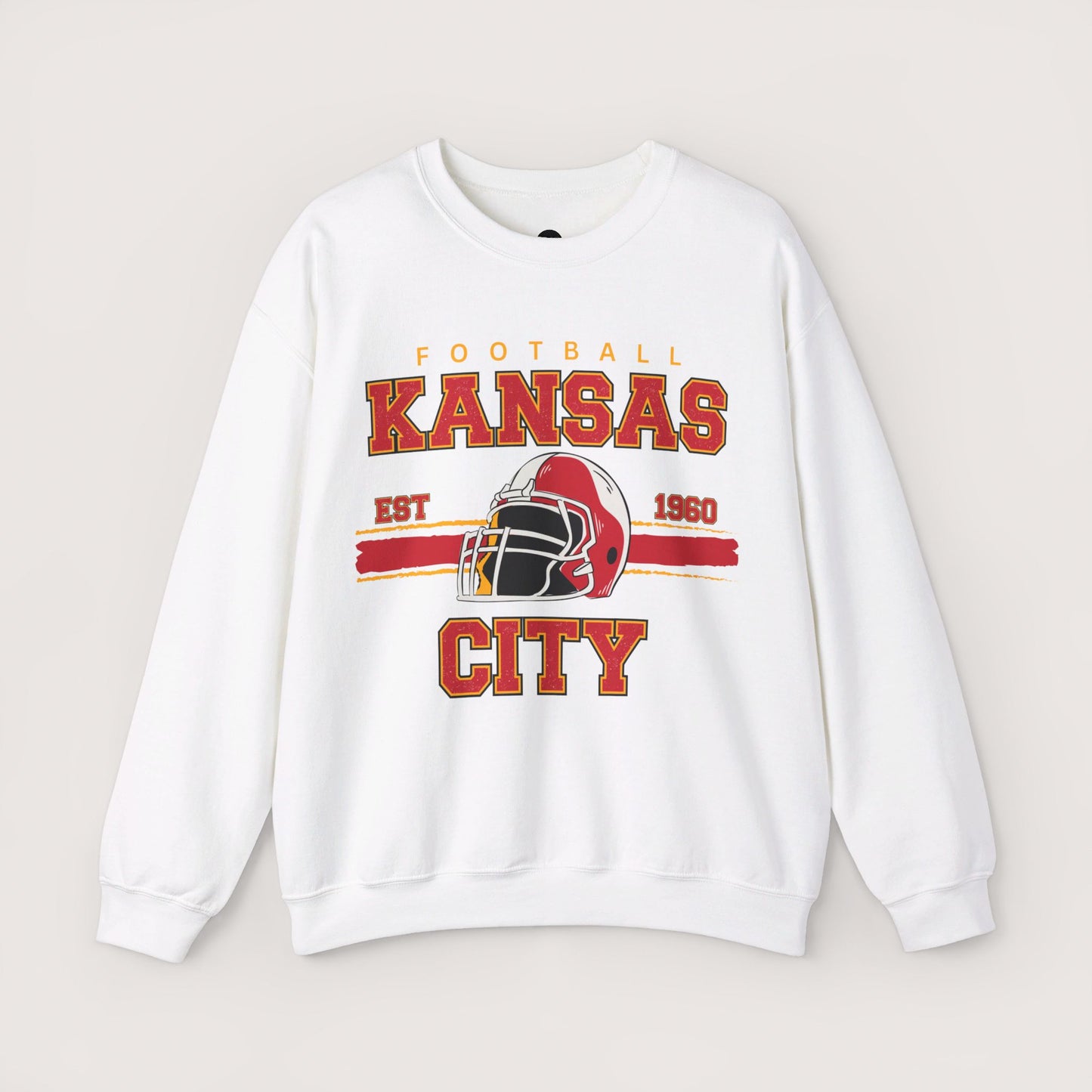 Vintage Kansas City Football Crewneck Sweatshirt