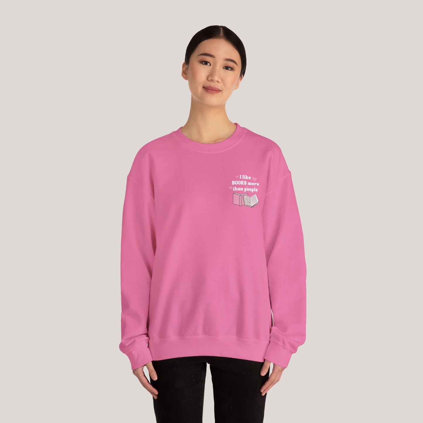 I Like Books Unisex Crewneck Sweatshirt