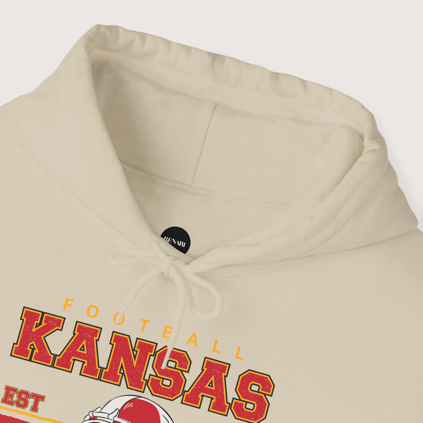 Vintage Kansas City Football Hooded Sweatshirt