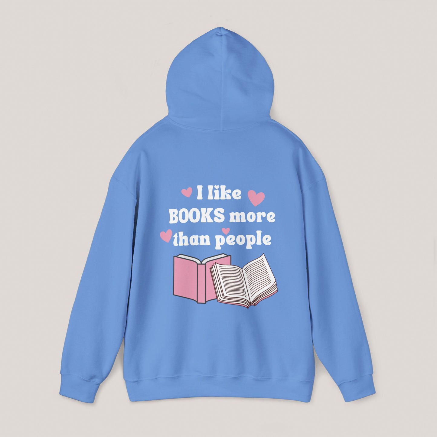 I Like Books Unisex Hooded Sweatshirt