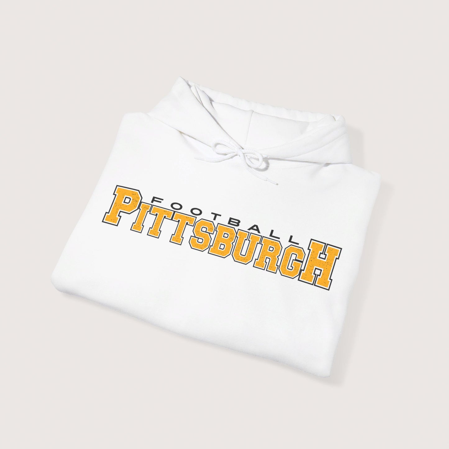 Vintage Pittsburgh Football Hooded Sweatshirt