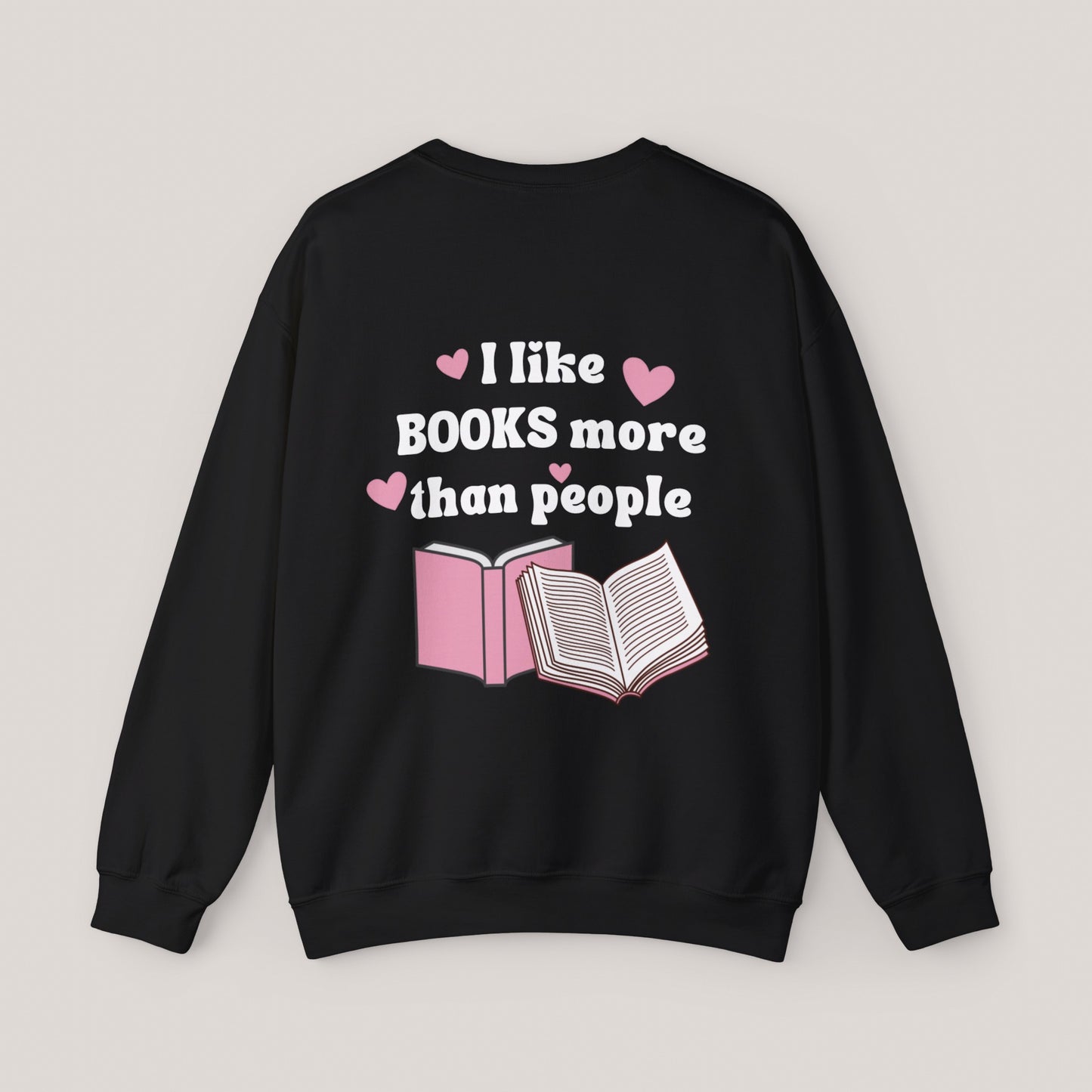 I Like Books Unisex Crewneck Sweatshirt