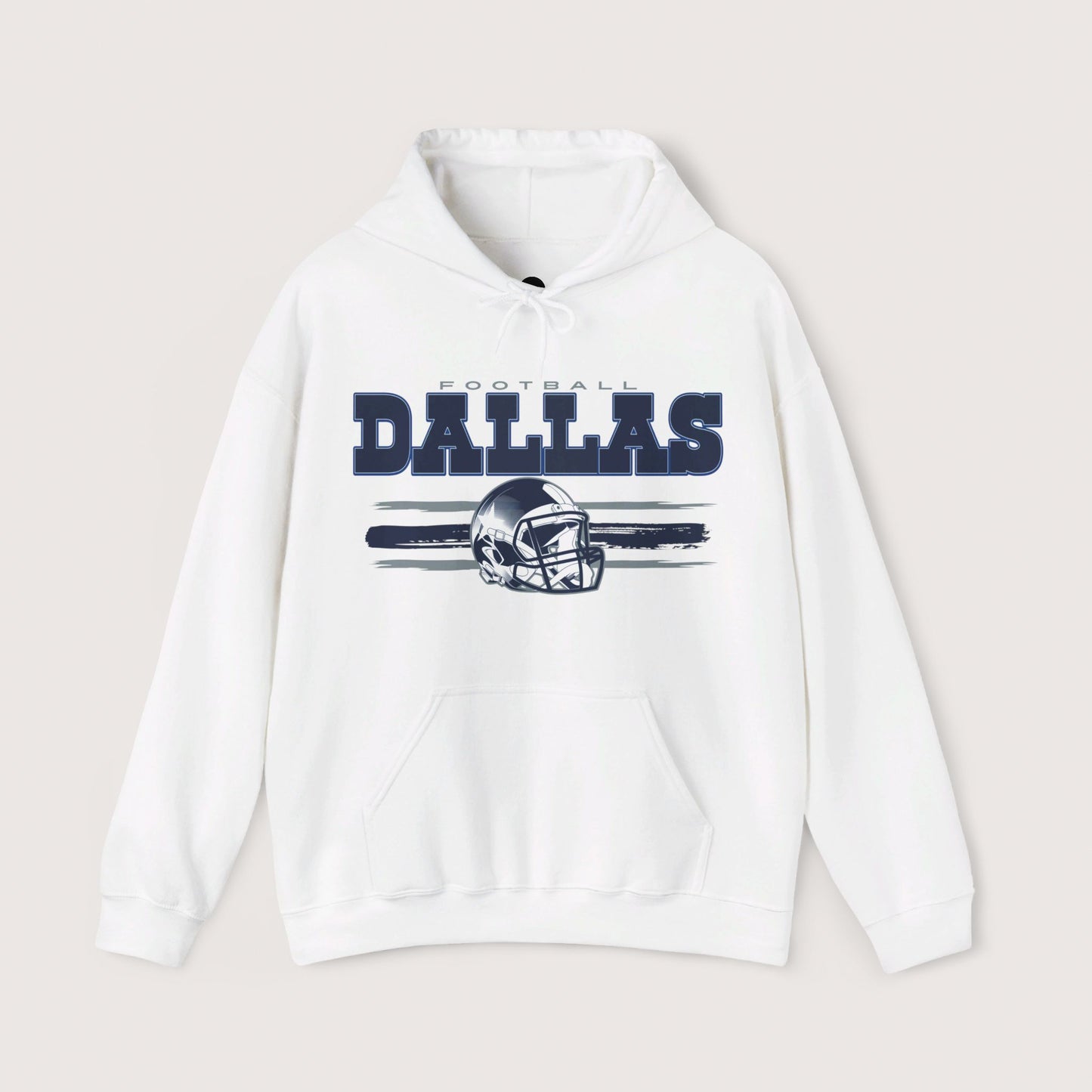 Vintage Dallas Football Hooded Sweatshirt