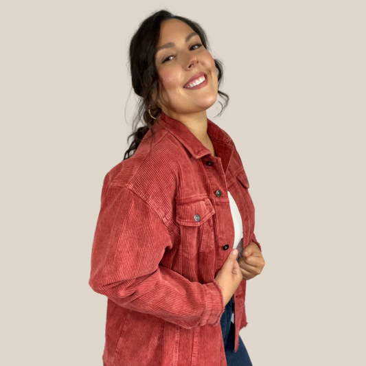 Garnet Corduroy Jacket