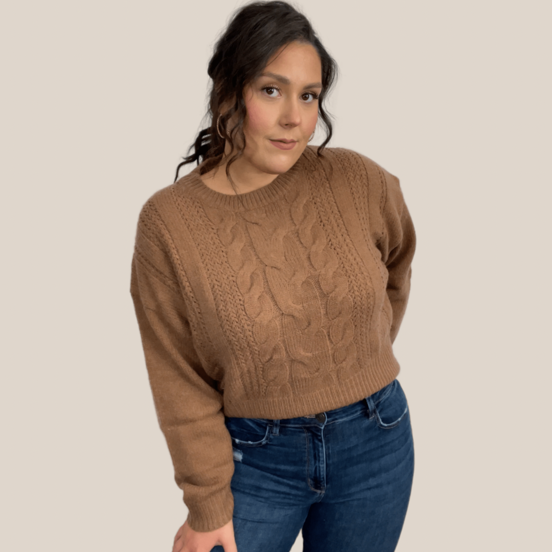 Coffee Run Knit Sweater