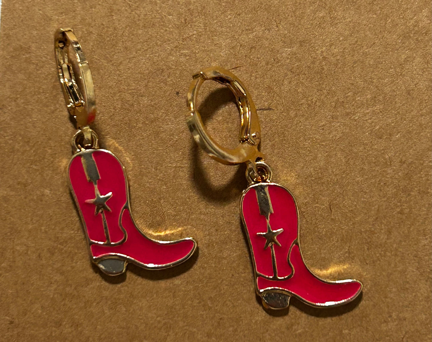 Boot Earrings