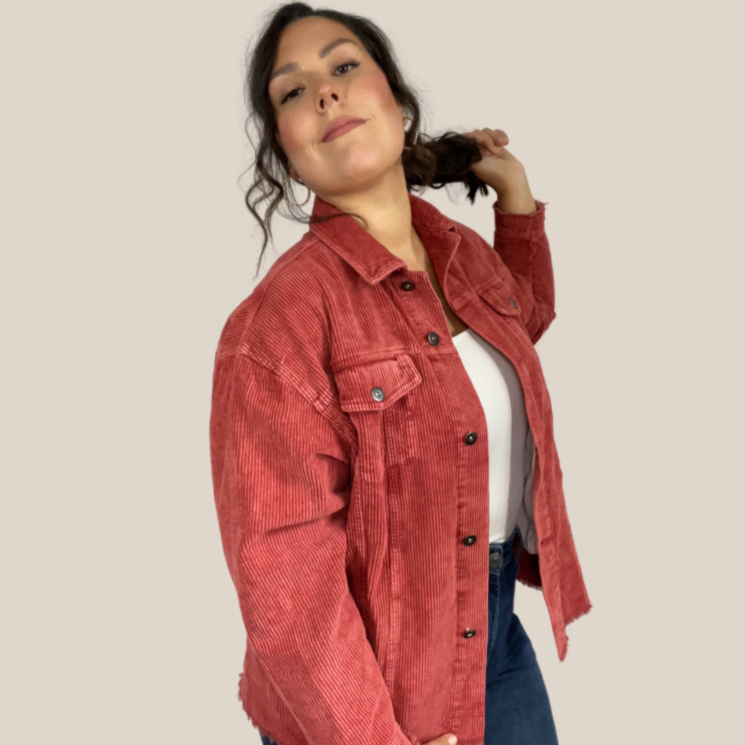 Garnet Corduroy Jacket