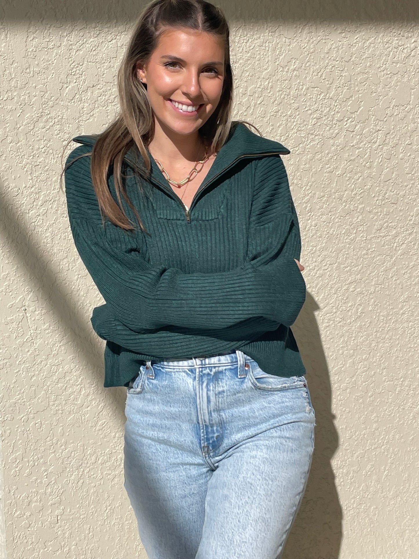 Little Miss Popular Half Zip