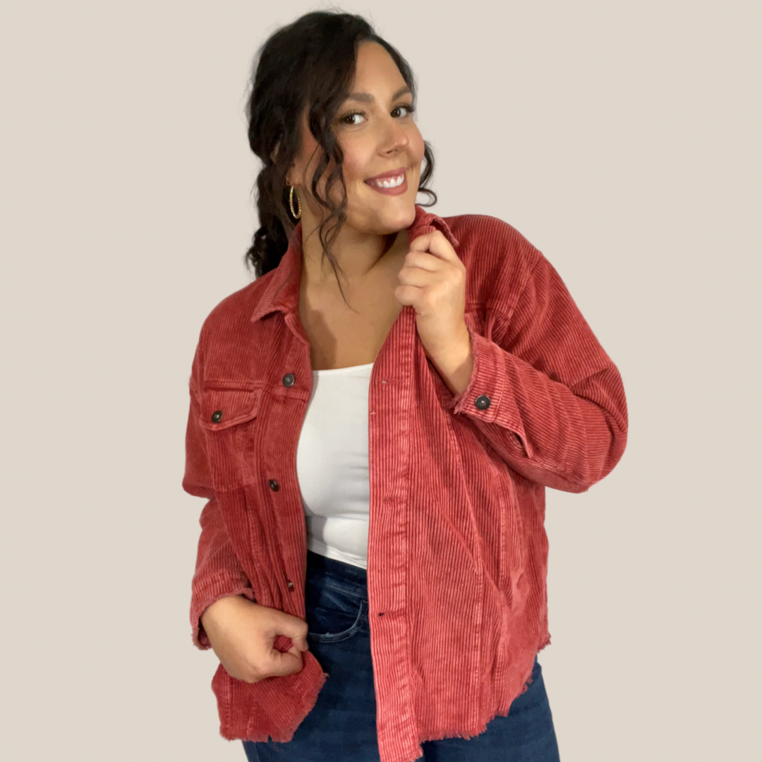 Garnet Corduroy Jacket