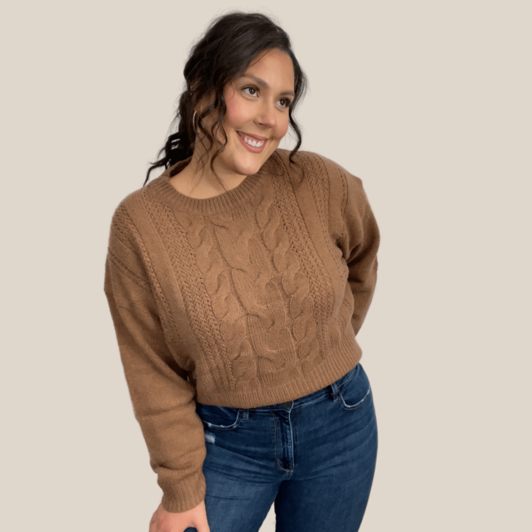 Coffee Run Knit Sweater